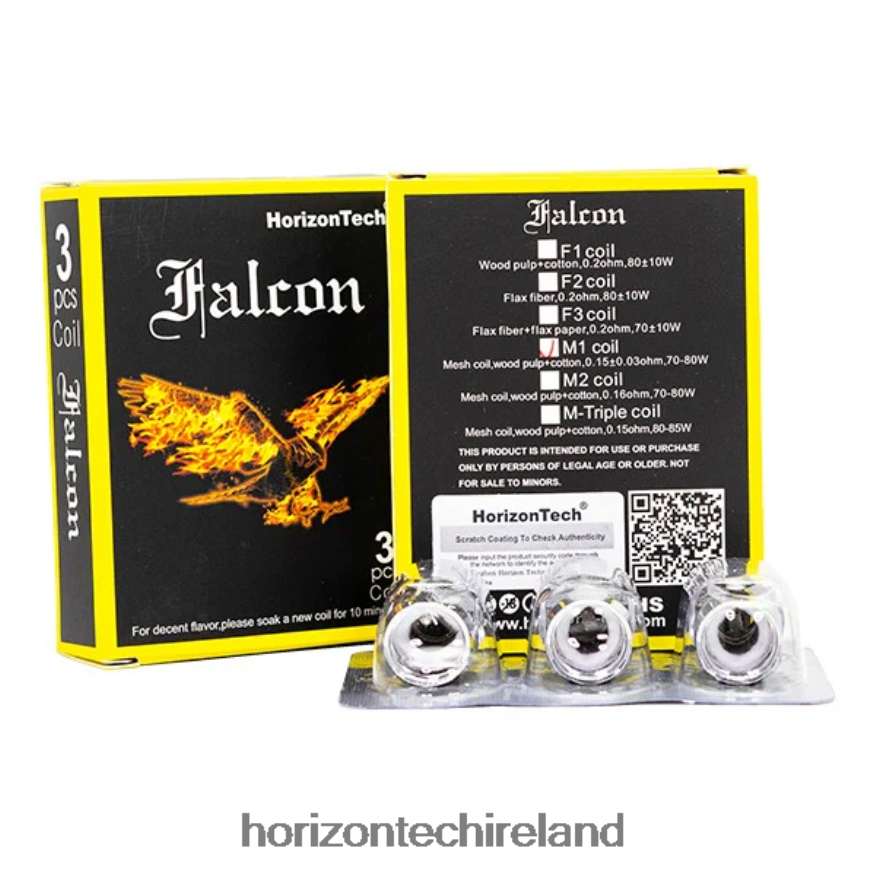 HorizonTech Falcon Coils (3-Pack) - HorizonTech Ireland M1 Mesh Coil 0.15ohm 22VX4F162
