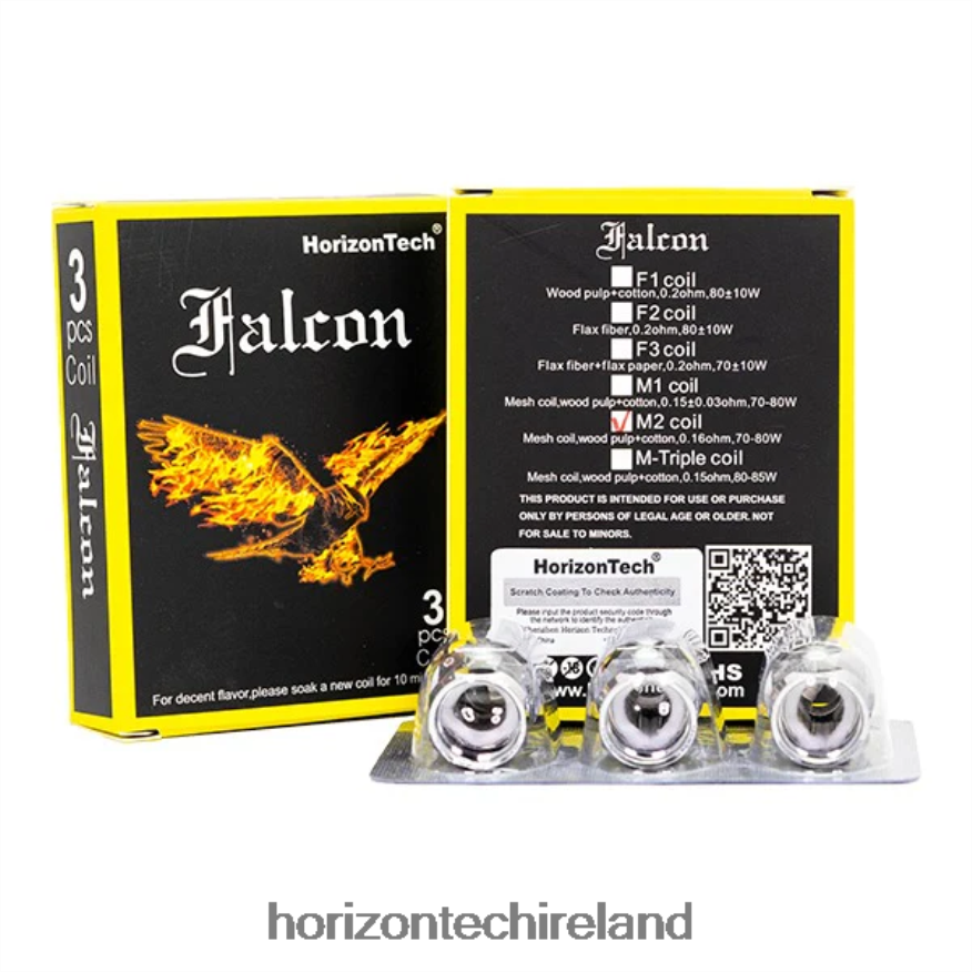 HorizonTech Falcon Coils (3-Pack) - Horizon Tech vape coils M2 Mesh Coil 0.16ohm 22VX4F164