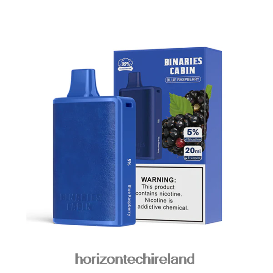 HorizonTech Binaries Cabin Disposable 20mL - HorizonTech vape Ireland Blue Raspberry 22VX4F53