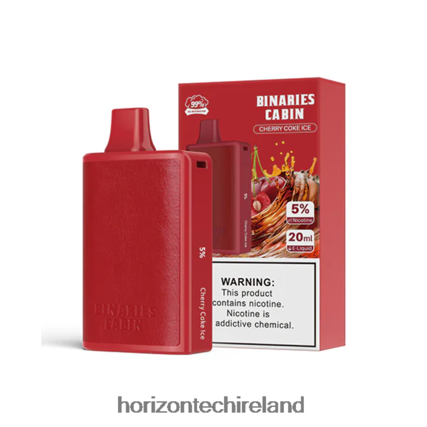 HorizonTech Binaries Cabin Disposable 20mL - Horizon Tech vape coils Cherry Cola Ice 22VX4F54