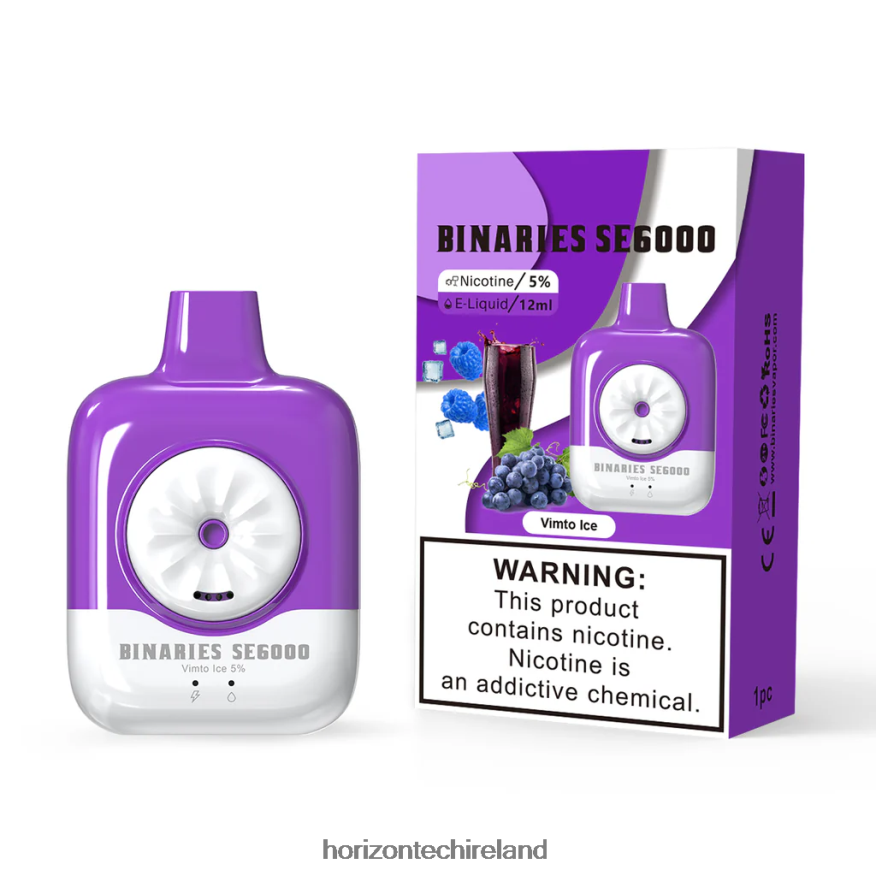 HorizonTech Binaries Cabin Disposable SE 12mL - Horizon Tech vape coils Vimto Ice 22VX4F154