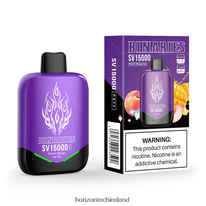 HorizonTech Binaries Cabin Disposable SV - HorizonTech Ireland Peach Mango Ice 22VX4F92