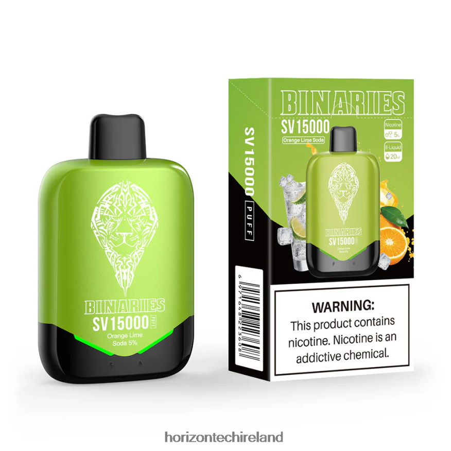 HorizonTech Binaries Cabin Disposable SV - HorizonTech disposable vape Orange Lime Soda 22VX4F91