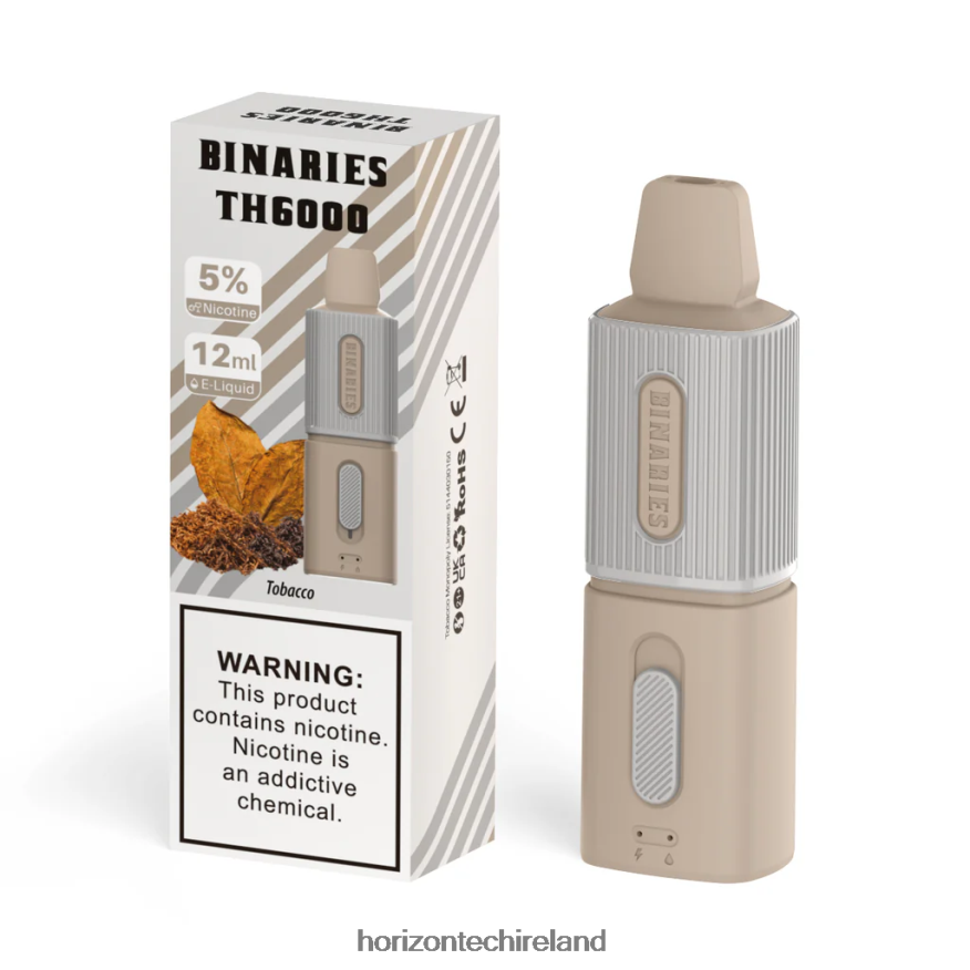 HorizonTech Binaries Cabin TH6000 Disposable 12mL - Horizon Tech company Tobacco 22VX4F120