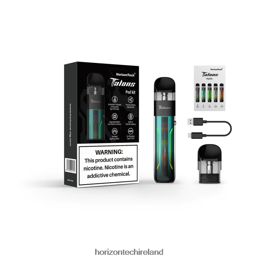 HorizonTech Talons Starter Kit - HorizonTech disposable vape Sky Blue 22VX4F203